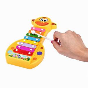 קניות בשלוש שניות לתינוק Baby Musical Instrument 8-Note Hand Knock Piano Giraffe Children Toy Gifts WS